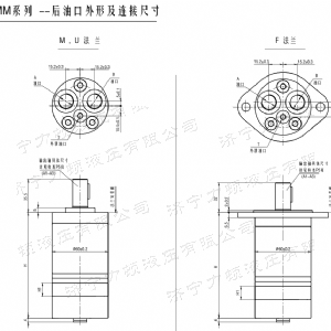 乐动（中国）后油口系列马达